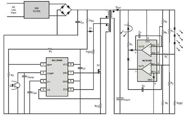 NCL30000 典型应用原理图