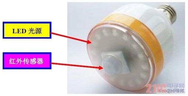 帶紅外傳感器的LED照明燈具