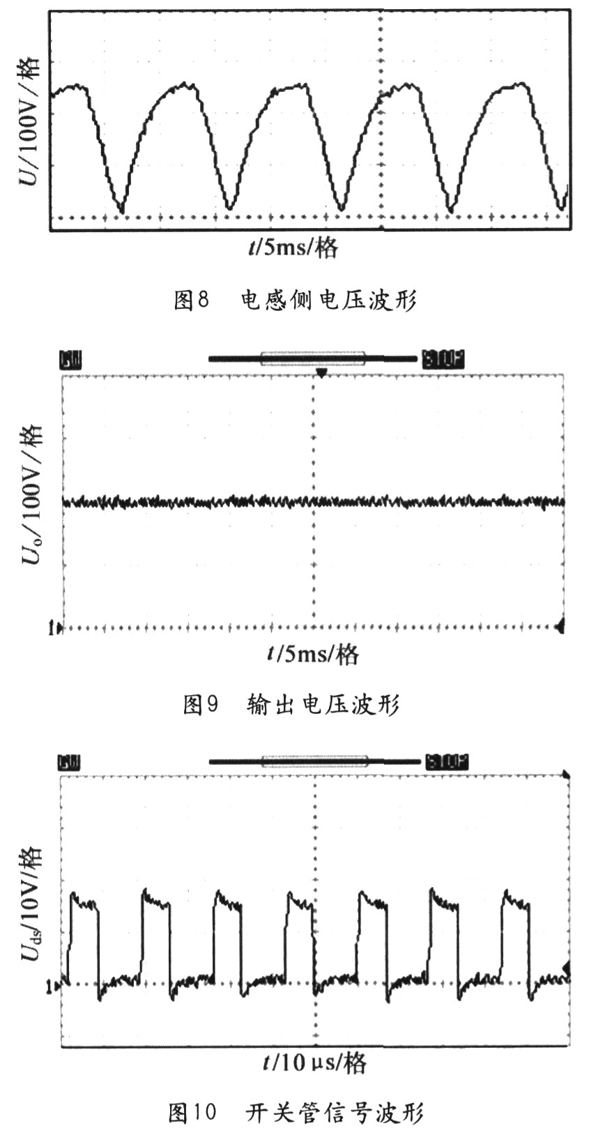 圖8給出了電感側電壓波形