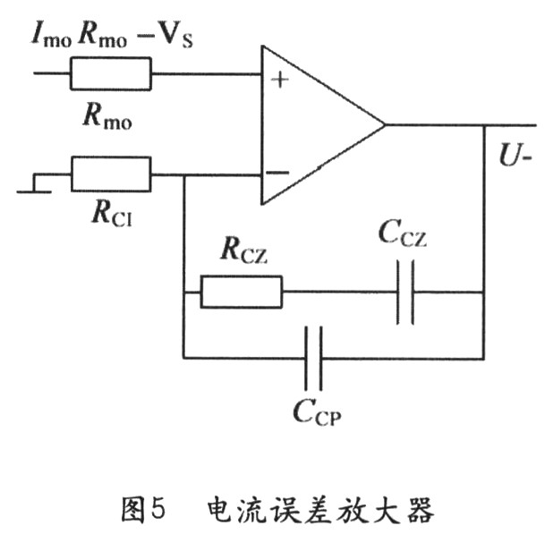 電流誤差放大器的結構圖