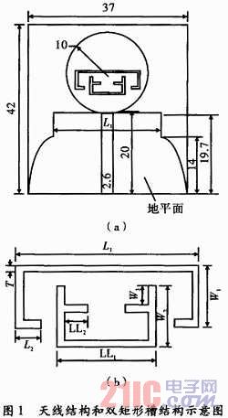 3.4/5.5GHz雙阻帶特性的超寬帶天線(xiàn)設(shè)計(jì)