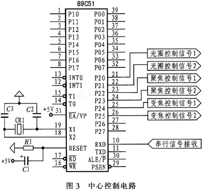 基于89C51的攝像鏡頭控制電路設計