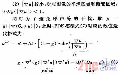 一種自適應耦合TV和高階PDE的圖像放大模型