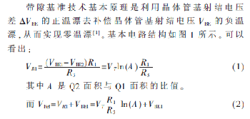 0.18 μm CMOS带隙基准电压源的设计