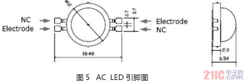 AC LED引腳圖