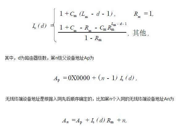 鄰近節(jié)點間的地址間隔