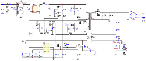 基于转换器AX6066+A433的LED驱动电源设计(电子工程专辑)