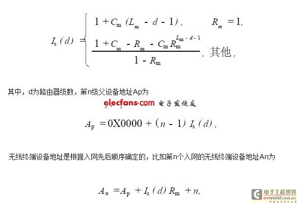 鄰近節點間的地址間隔