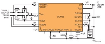 LTC4155 的典型应用电路