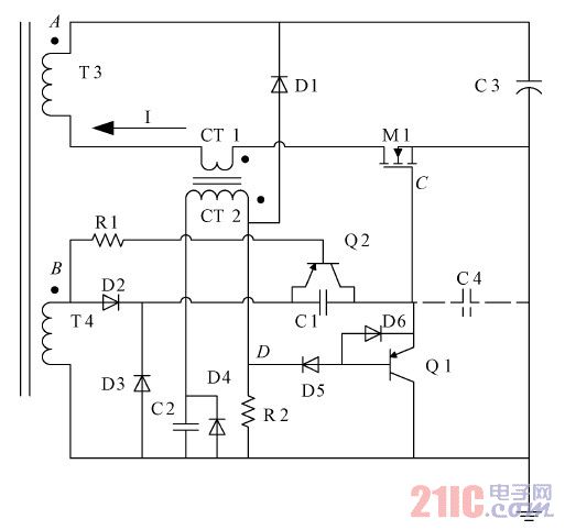 圖3 　同步整流方案的電路結構