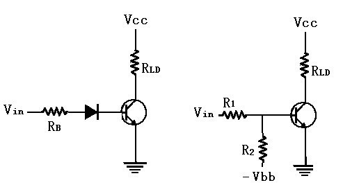 確保三極管開關(guān)動作,，正確的兩種改良電路