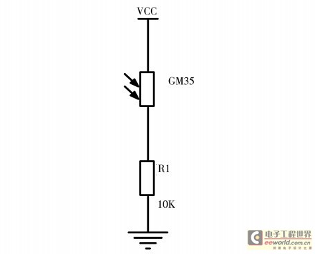 圖6 環(huán)境光檢測(cè)電路