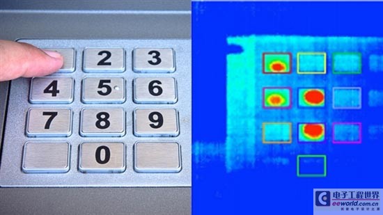 熱感攝像機(jī)可輕易讓溫度出賣你的密碼
