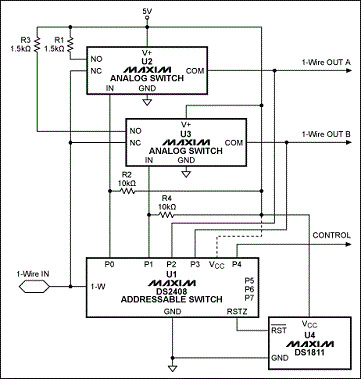 DS2409 MicroLAN耦合器设计替代方案