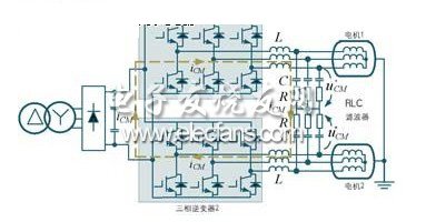 公共直流母線多電動機驅(qū)動共模電壓抑制系統(tǒng)