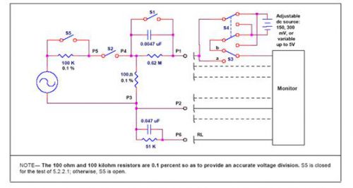 ECG心電測試信號切換器