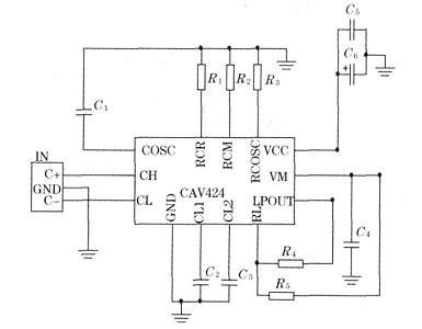CAV424检测原理图