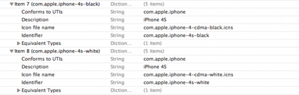 iTunes beta外泄的iPhone 4S型號