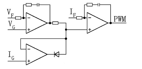 圖9 　穩(wěn)壓穩(wěn)流自動(dòng)轉(zhuǎn)換電路