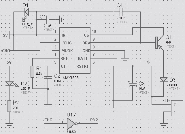 充電電路控制部分