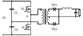 半橋變換器示意圖