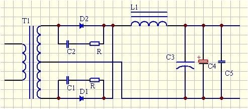 整流滤波输出电路