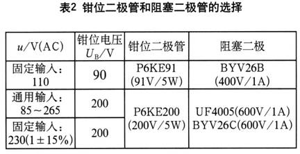 整流濾波電路和鉗位保護電路設計 