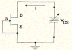 用一个结型场效应管构成恒流二极管
