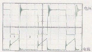 圖6 不完全能量轉(zhuǎn)換的開關(guān)管電壓及電流波形
