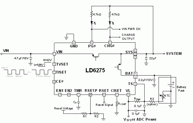 LD6275应用电路图