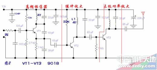 調頻發射機電路