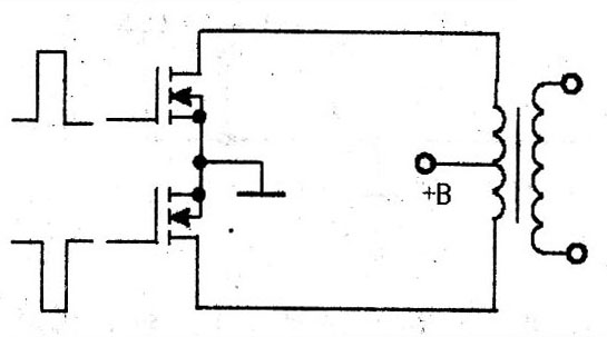 推挽架構的功率放大電路