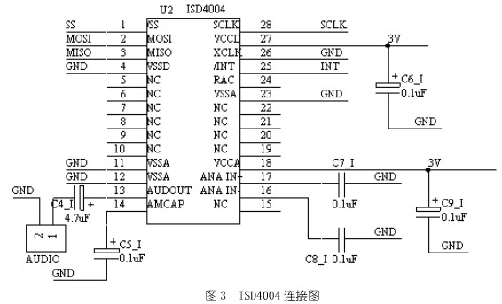 ISD4004連接圖