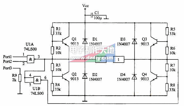 直流电机双向调速驱动电路图DC MOTOR DRIVER