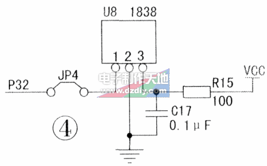 用ME300B单片机开发,1602液晶显示红外遥控键值解码器--电路图Infrared decoder