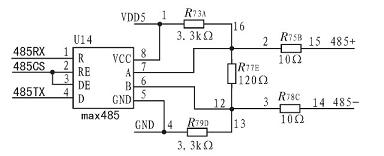 RS485接口电路原理图