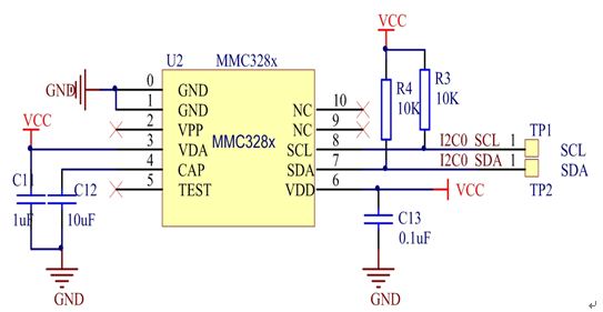 图3  MMC3282硬件电路图