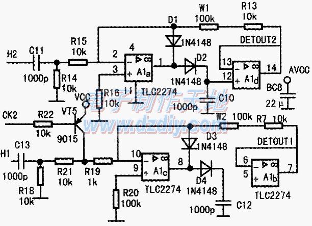 超声波电子导盲电路Ultrasonic detector