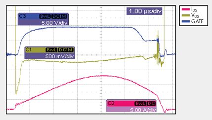 圖6. 同步整流器的VDS波形