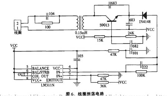 圖6 線圈振蕩電路