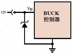 图2：输入TVS 保护电路