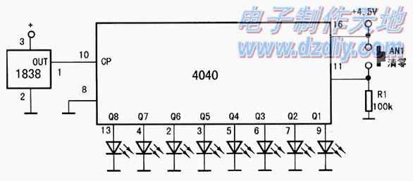 用CD4040制作的红外接收器Infrared receiver