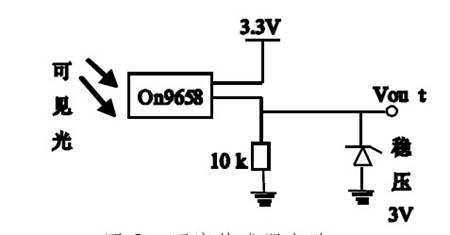 圖3 照度傳感器電路