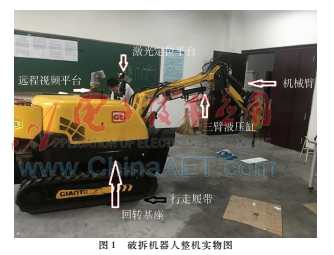破拆機器人機械臂自主運動控制系統軟件設計