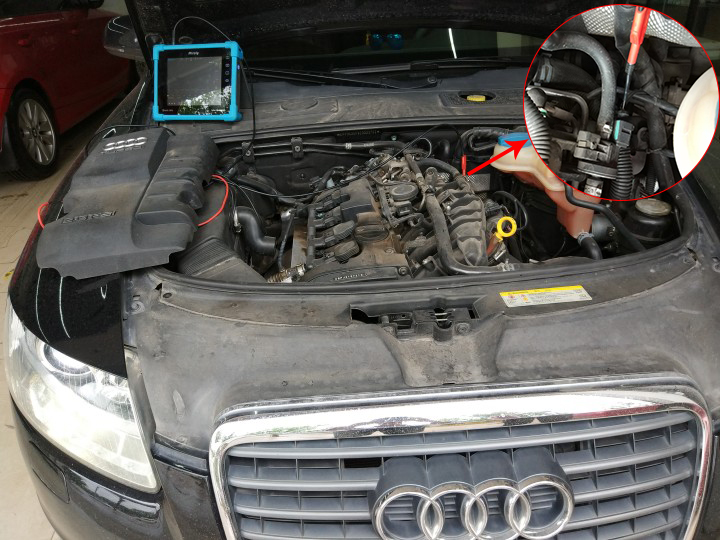 1汽修专用示波器测量汽车碳罐电磁阀信号.jpg 1汽修专用示波器测量汽车碳罐电磁阀信号.jpg