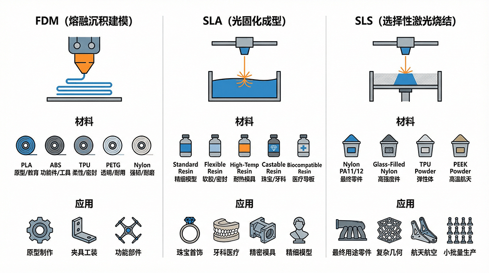 3种3D打印工序.png 3种3D打印工序.png