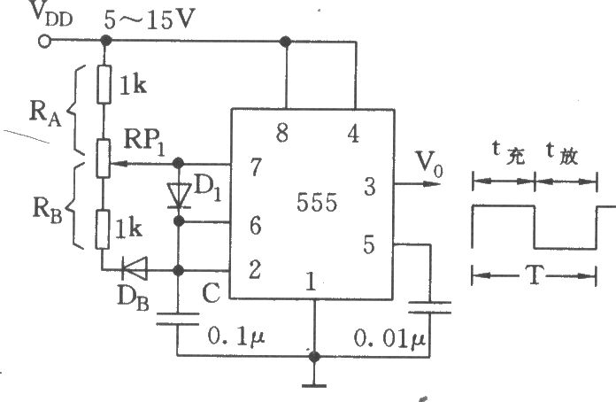 555波形发生器电路图图片