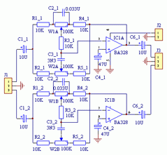 用ba328製作的音調控制電路