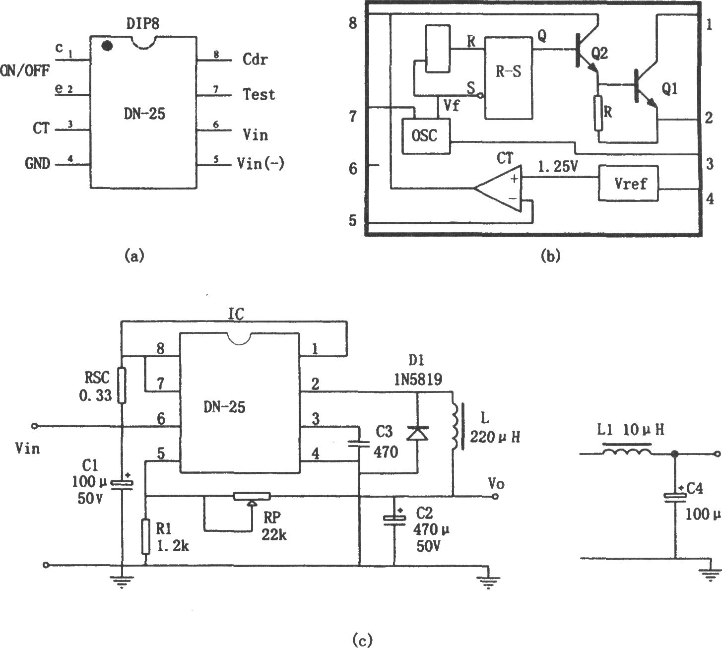 單片式開關穩壓器dn-25構成的開關穩壓電源-電路圖-aet-中國科技核心