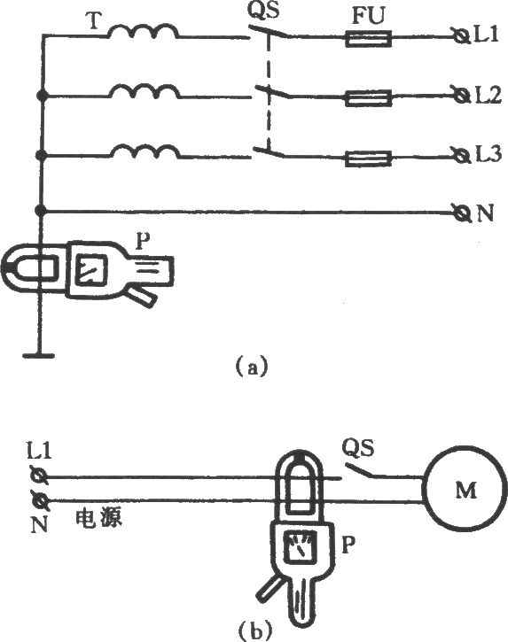 钳形电流表工作原理图图片